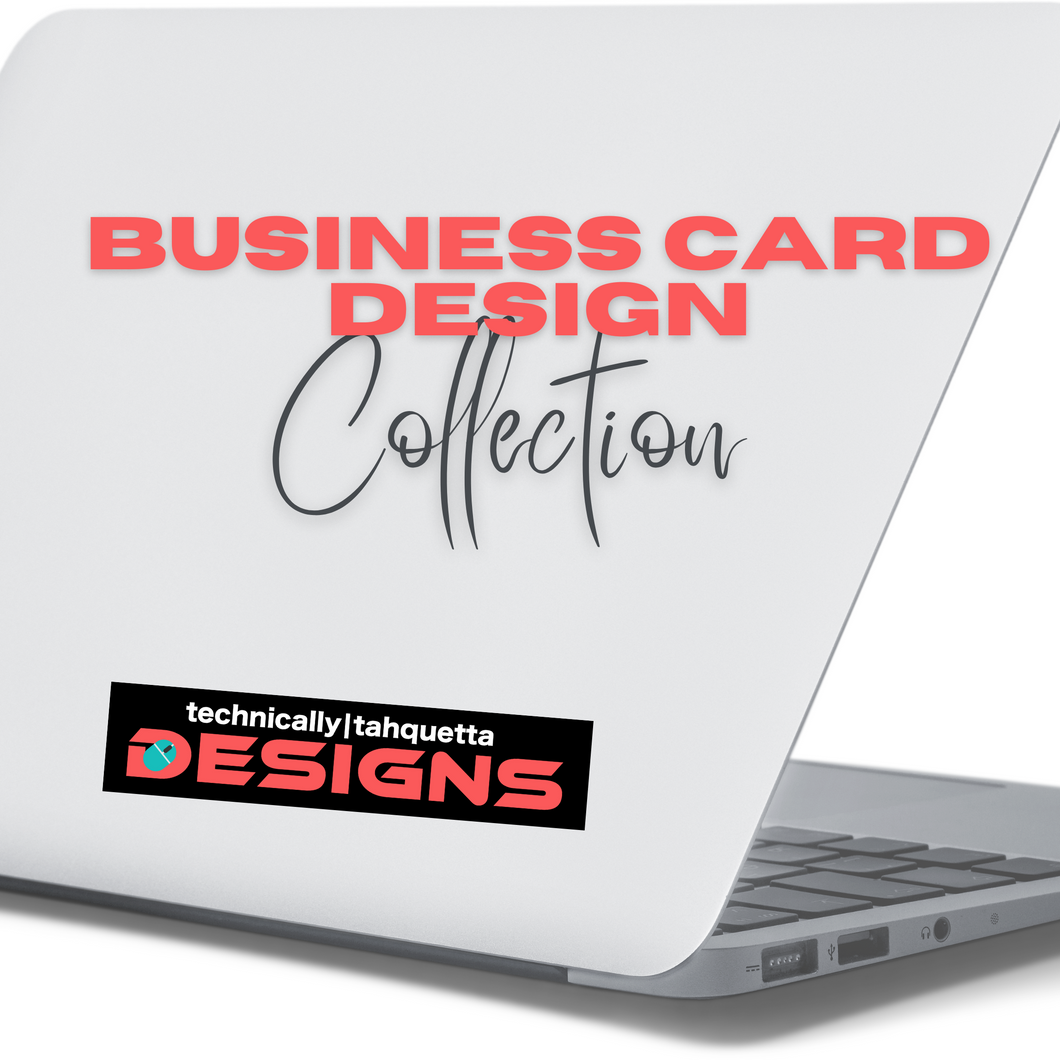 Business Card Design Service - Technically Tahquetta Designs