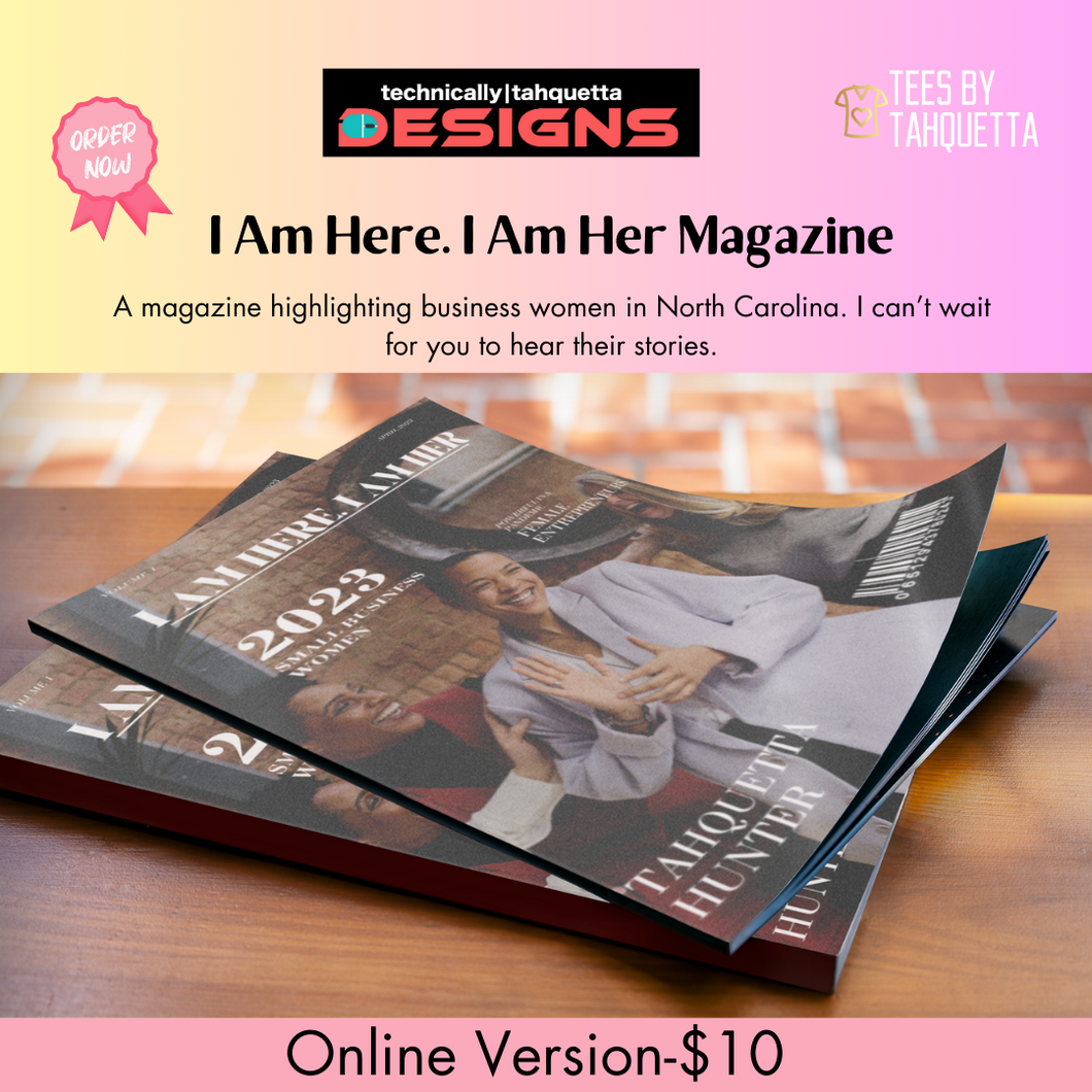 Digital Copy (I am Here. I Am Her. Magazine)